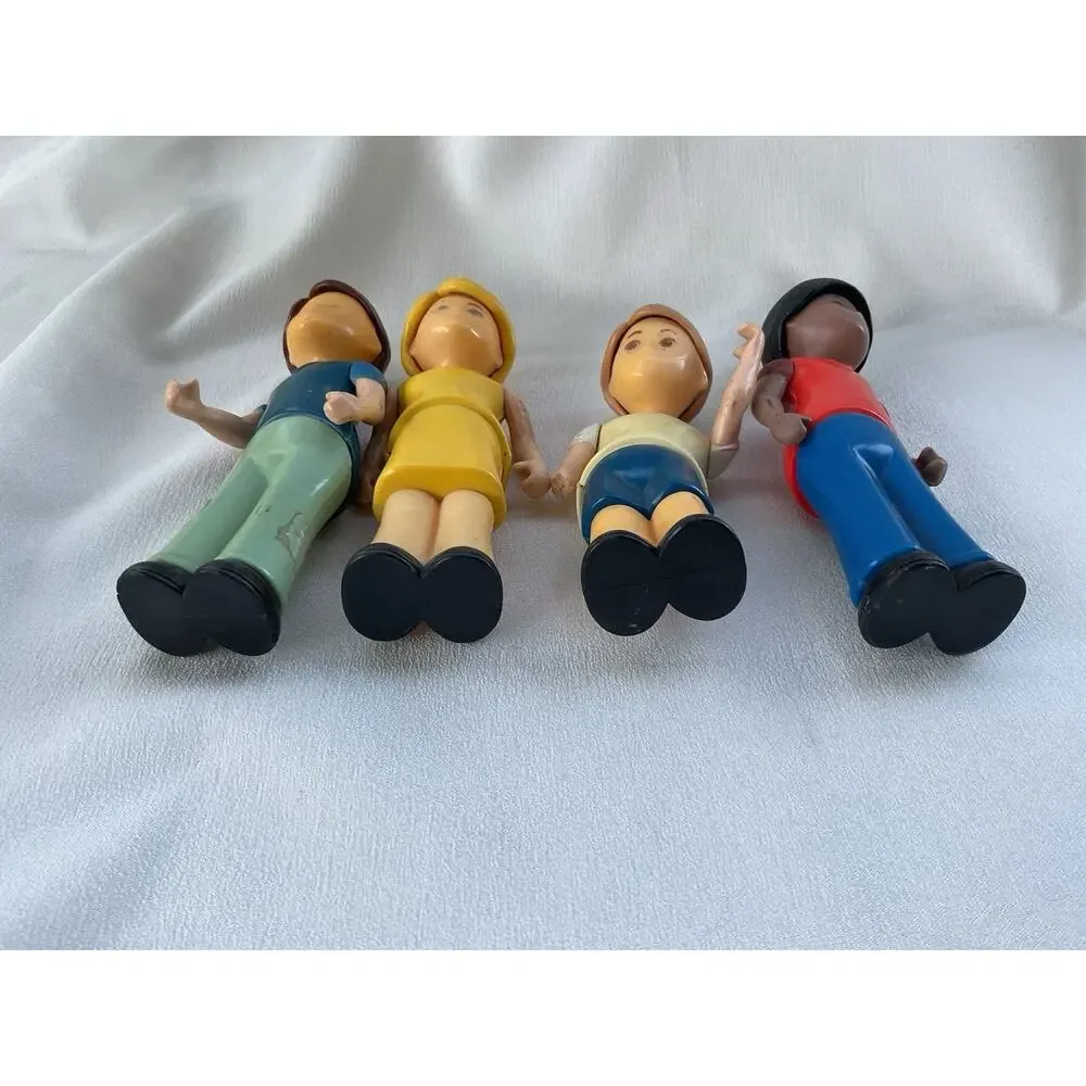 Vintage Little Tikes Dollhouse People Figures Lot of 4 Replacement Figures
